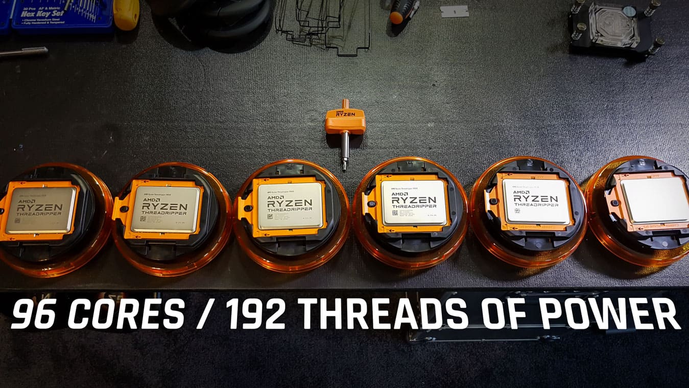 96 cores / 192 threads of Power