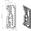 Channelz Corsair 4000X/D Side Mounted Reservoir Distribution Plate